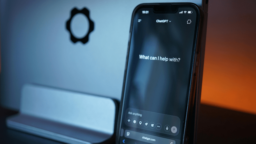 AI chat on smartphone